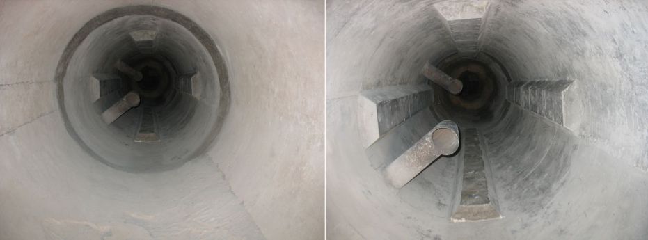 Castable refractory in a rotary kiln